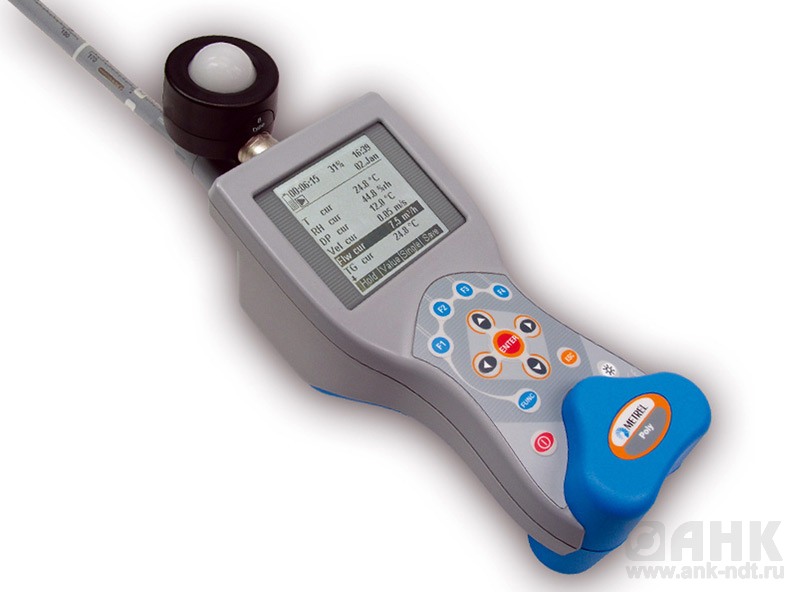 MI 6401 ST Poly — измеритель температуры воздуха, скорости воздушного потока, влажности, освещенности и яркости (стандартный комплект)