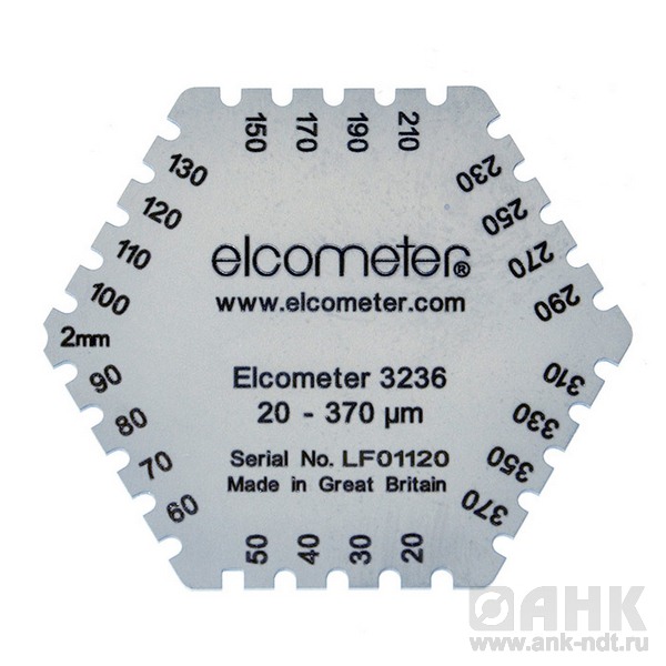 Гексагональные гребенка Elcometer 3236