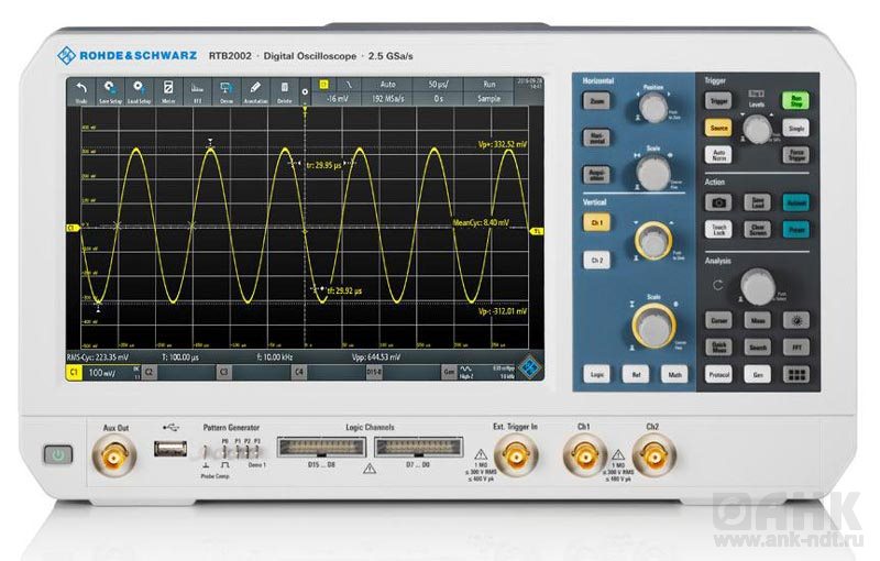 Цифровой осциллограф Rohde and Schwarz RTB2K-102