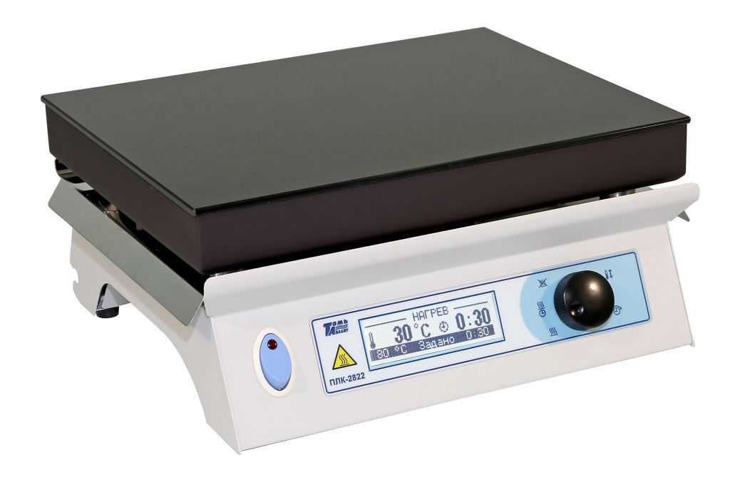 Плита нагревательная лабораторная со стеклокерамической поверхностью ПЛК-2822