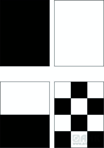 Набор контрастных пластин для определения укрывистости