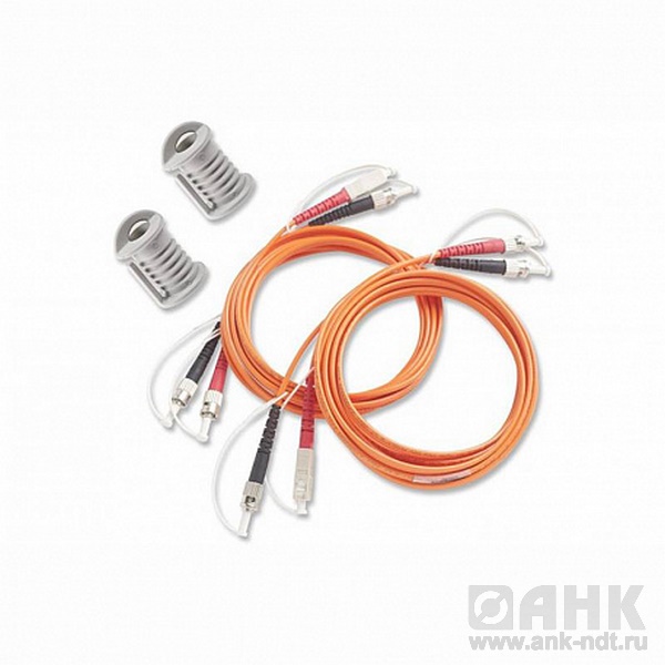 Fluke Networks NFK1-DPLX-ST, 2 дуплексных многомодовых тестовых шнура 62.5 мкм с разъемами ST