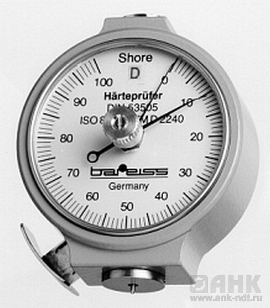 Bareiss HP-DS твердомер (дюрометр) Шора тип D с аналоговым индикатором