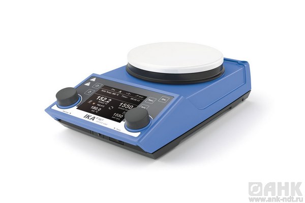 Магнитная мешалка с подогревом RET control-visc white (1700 об/мин)