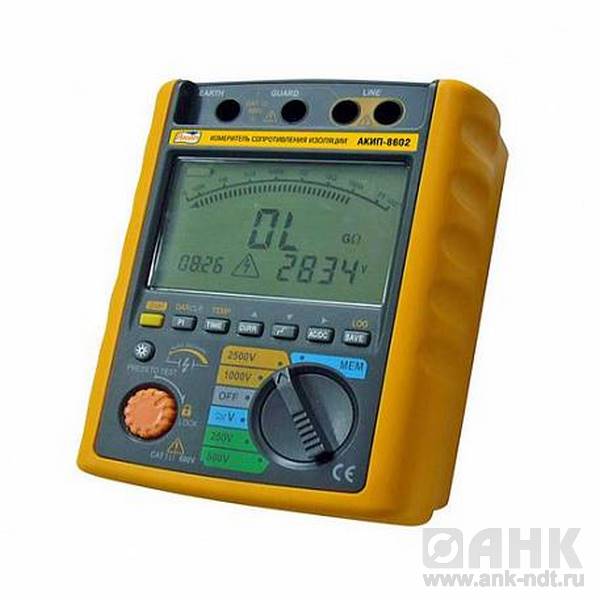 Мегаомметр АКИП-8602