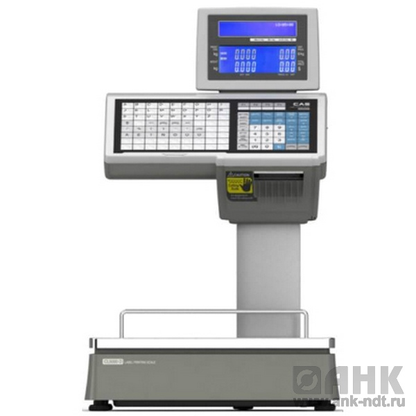 Весы торговые с печатью этикеток CAS CL5000D-30D