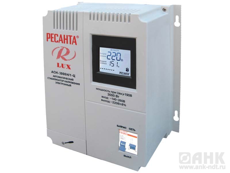 ACH-5000Н/1-Ц однофазный цифровой настенный стабилизатор