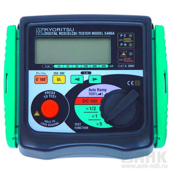 KEW 5406A — измеритель параметров устройств защитного отключения