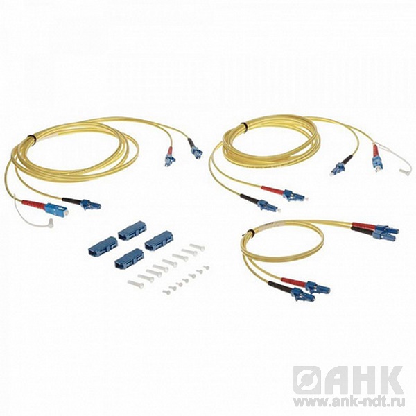 Комплект Fluke Networks NFK3-DPLX-SC3 из трех эталонных одномодовых перемычек для кабелей с коннекторами SC