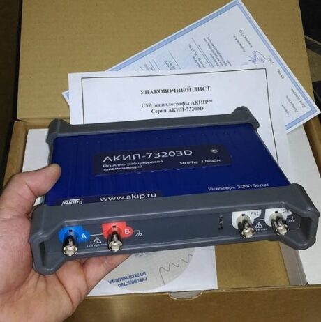 Поверка осциллографа АКИП-73203D