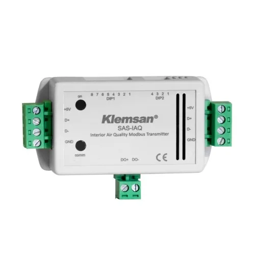 Датчик температуры, влажности, давления и загрязненности воздуха с Modbus KLEMSAN SAS-IAQ 604231
