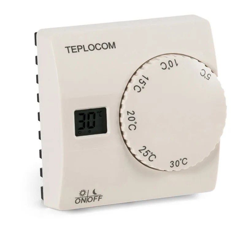Проводной комнатный термостат Бастион TEPLOCOM TS-2AA/8A